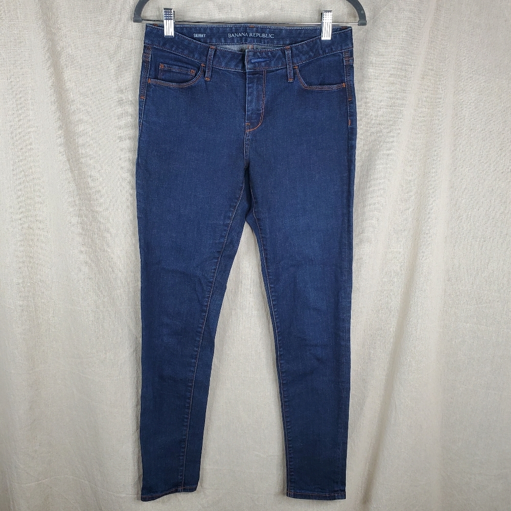 ☆☆ Banana Republic Dark Wash Skinny Jeans Size 27